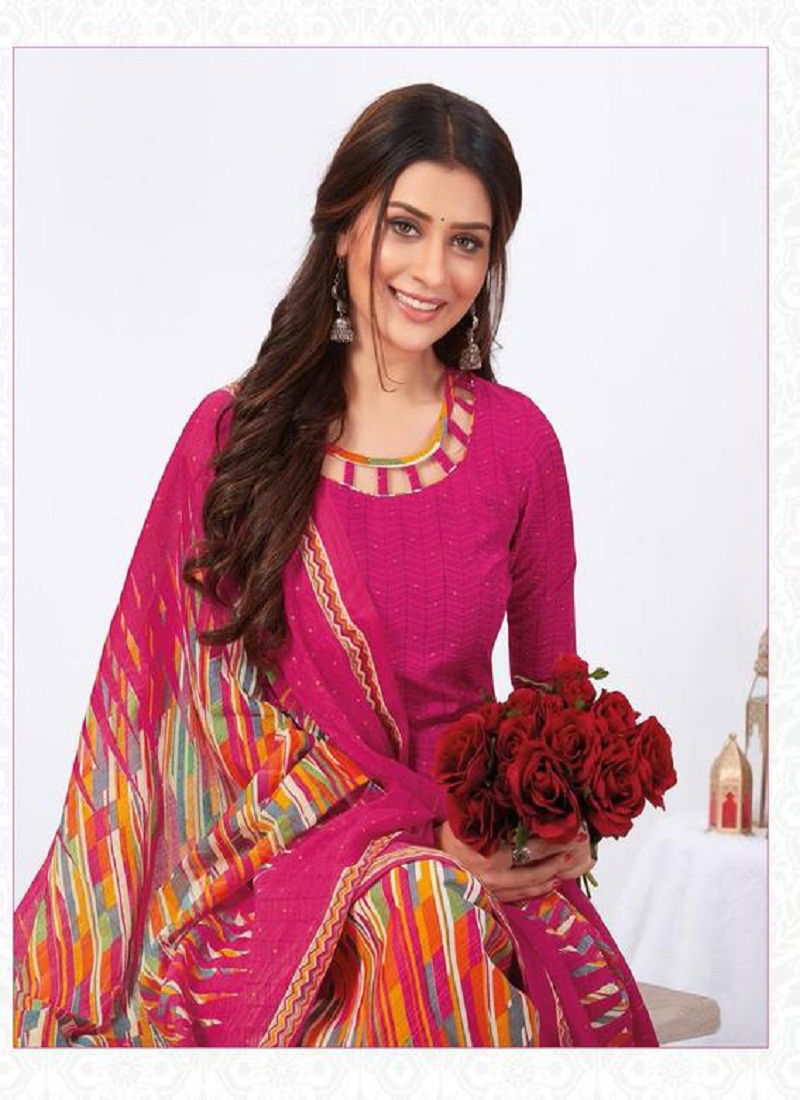Baalar Colourful 9  Readymade Fancy Pure Cotton Printed Patiyala Cotton Designer Casual Dress Collection 